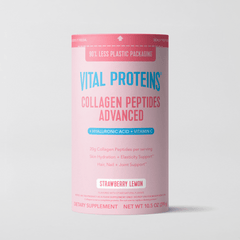 Strawberry Lemon Collagen Peptides Advanced - with Hyaluronic Acid & Vitamin C